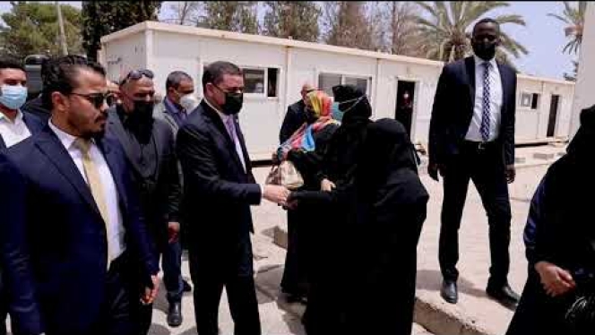 رئيس حكومة الوحدة الوطنية يتفقد عددًا من المرافق العامة بمدينة الخمس