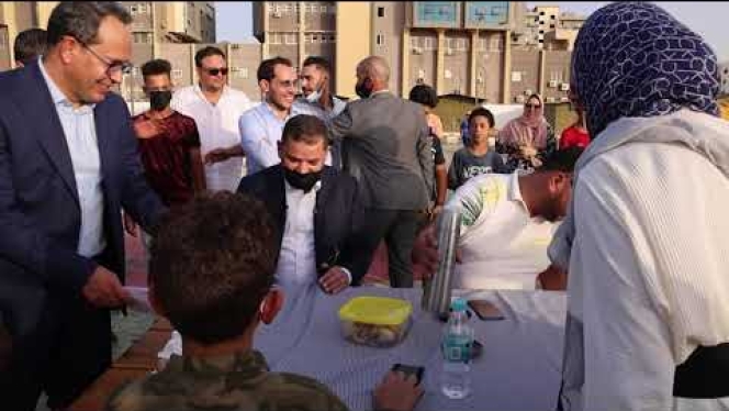 رئيس حكومة الوحدة الوطنية عبد الحميد الدبيبة يجري جولة تفقدية بطرابلس