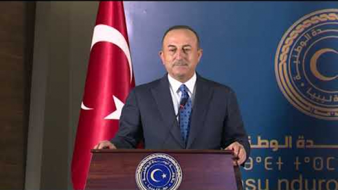 مؤتمر صحفي مشترك بين وزيري خارجية ليبيا و تركيا