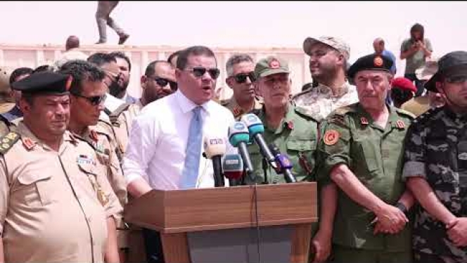 رئيس حكومة الوحدة الوطنية يفتتح الطريق الساحلي مصراته-سرت