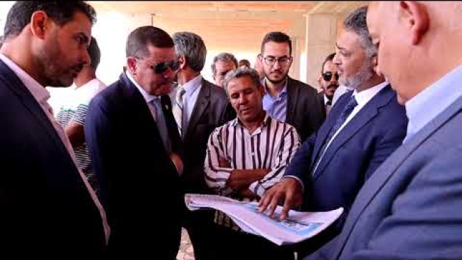 زيارة رئيس حكومة الوحدة الوطنية التفقدية لمدينة بني وليد