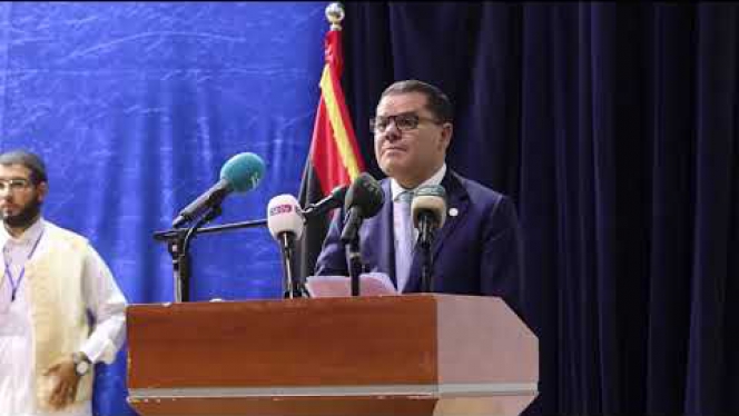 حضور رئيس وأعضاء حكومة الوحدة الوطنية لحفل تخريج طلبة جامعة بني وليد