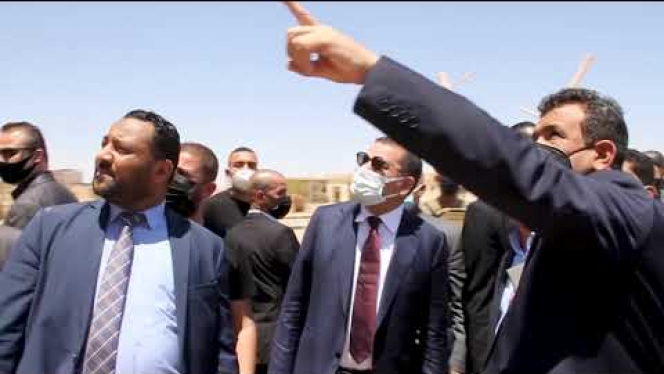 رئيس حكومة الوحدة الوطنية يتفقد عدد من الأماكن بمدينة سبها